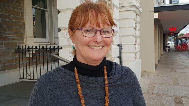 Gawler mayor Karen Redman in Murray St, Gawler. Picture: Colin James