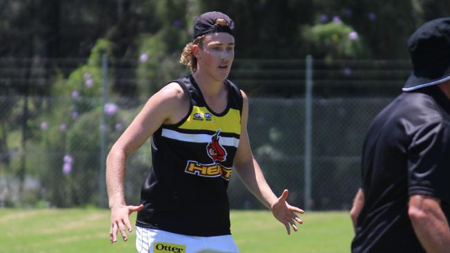 Angus Anderson trains with The Northern Heat squad at C.ex Stadium Coffs Harbour on Saturday November 14. Photo: Tim Jarrett