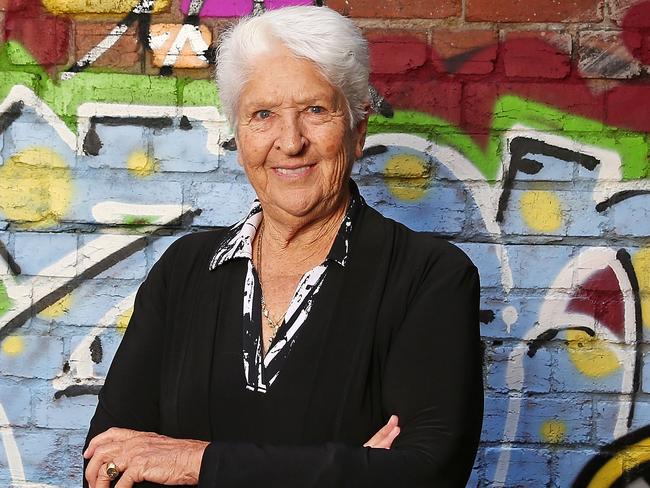 MELBOURNE, AUSTRALIA - APRIL 27: Dawn Fraser poses for a portrait during the Australian Olympic Games Crumpler Luggage Launch on April 27, 2016 in Melbourne, Australia. (Photo by Scott Barbour/Getty Images for AOC)