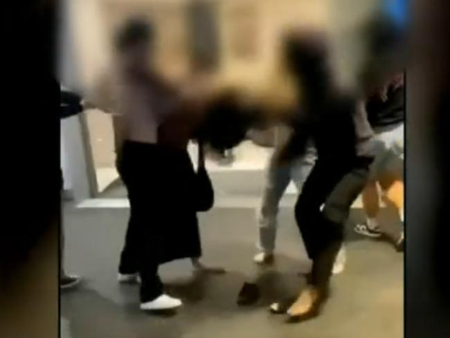 16-year-old brutally bashed by gang of girls in Surfers Paradise. Picture: 9 Gold Coast News.