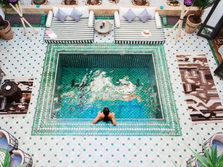 ESCAPE: Plunge pool, Riad Yasmine, 209 Rue Ank Jemel, Bab Taghzout – Medina / Marrakech – 40000 MAROC. Picture: Supplied