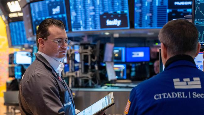 In December the US S&amp;P 500 fell 2.5 per cent while at home the ASX 200 lost 3.3 per cent. Picture: Getty Images