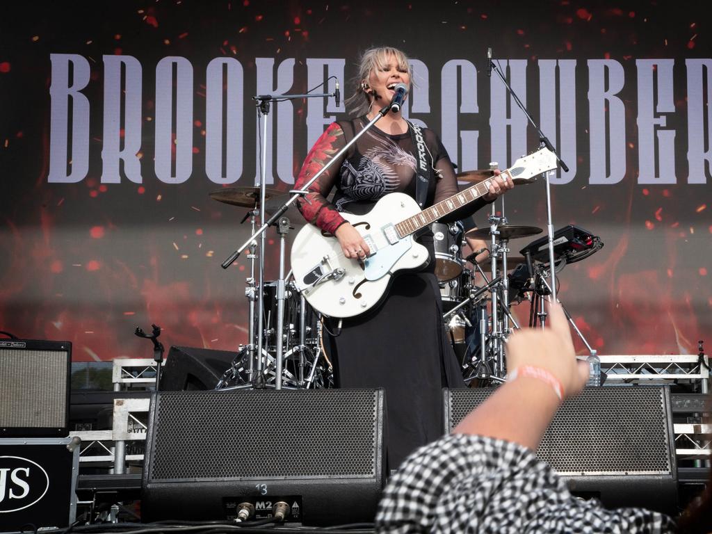 Country music singer, Brooke Schubert. Meatstock - Music, Barbecue and Camping Festival at Toowoomba Showgrounds.Friday March 8, 2024 Picture: Bev Lacey