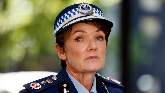 NSW Police Commissioner Karen Webb was dragged into saga. Picture: Nikki Short