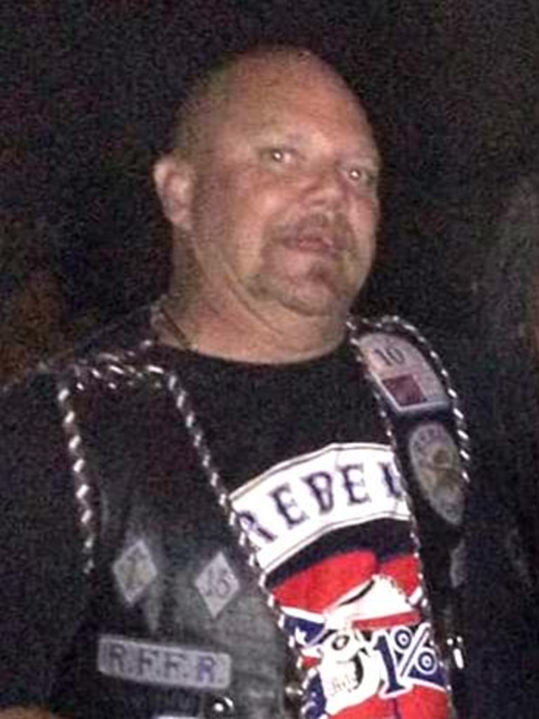 Ex-bikie John Ford has been jailed over a machete attack at South Geelong railway station. Picture: Facebook