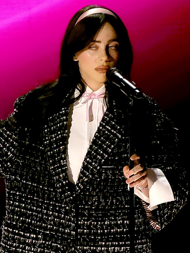 Billie Eilish is performing at the FireAid benefit concert at the Intuit Dome. Picture: Kevin Winter/Getty Images