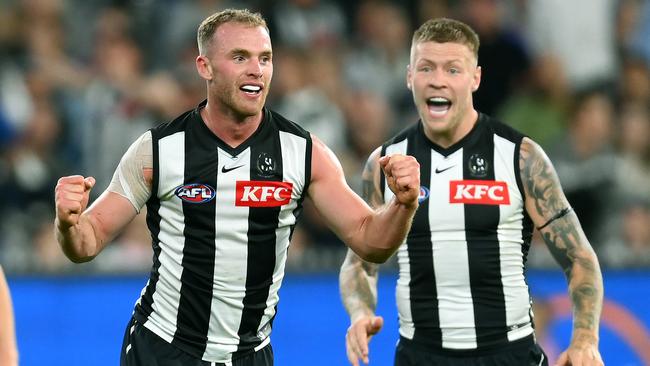 Could Tom Mitchell help Jordan De Goey win a Brownlow? Picture: Getty Images