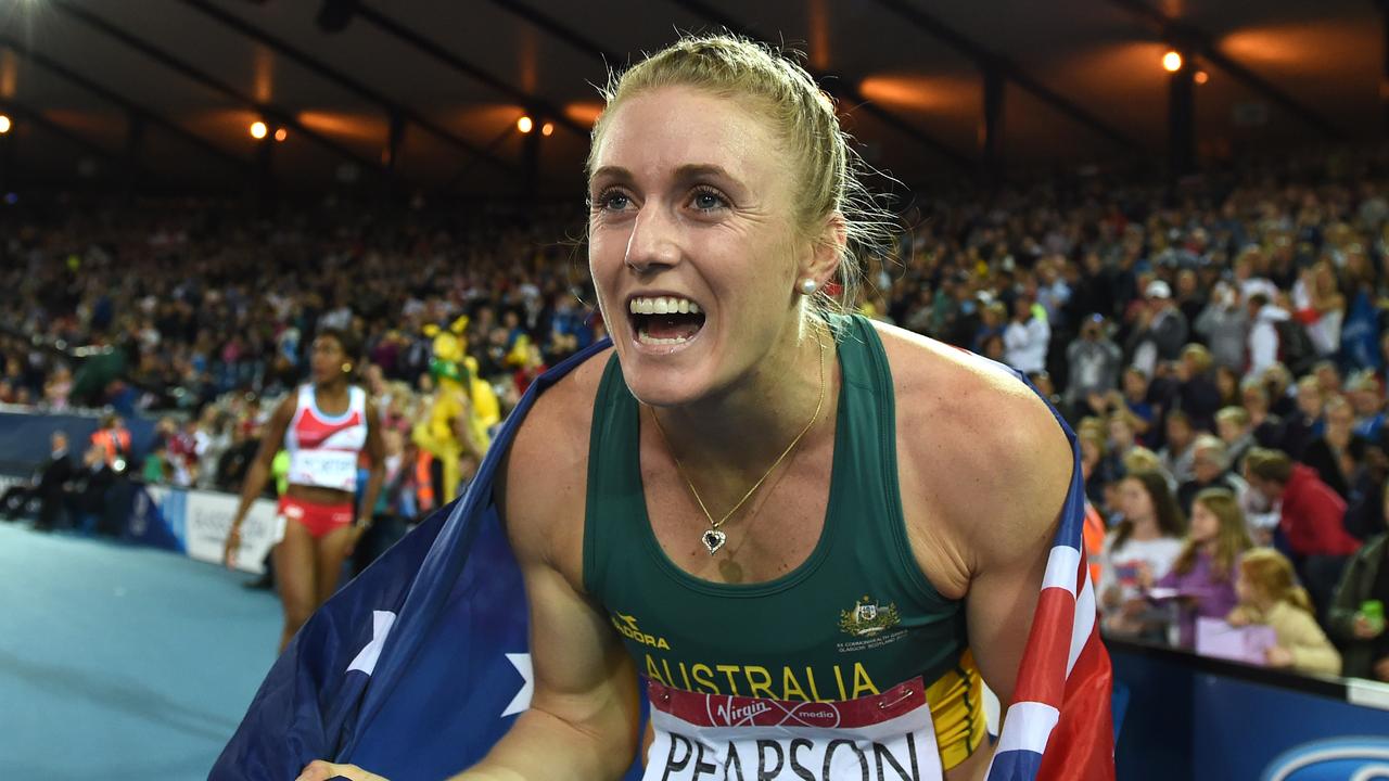 Sally Pearson is Australia's greatest modern-day track and field athlete. (AAP Image/Dan Himbrechts)