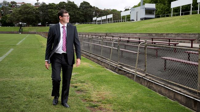 Manly boss Joe Kelly at Brookvale Oval.