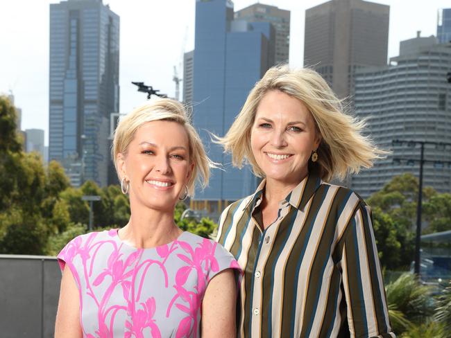  Deb Knight and Georgie Gardner were brought in to boost ratings. Picture: Alex Coppel