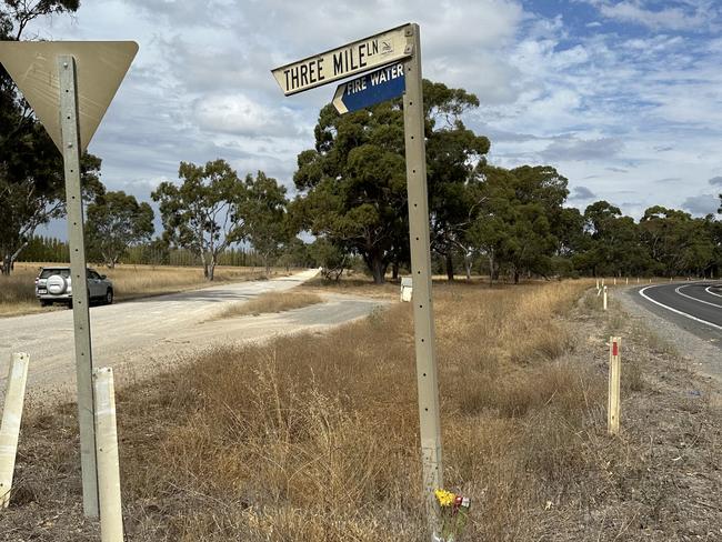 The fatal crash occurred near Penola at the intersection of the Riddoch Highway and Three Mile Lane. Picture: Eva Blandis