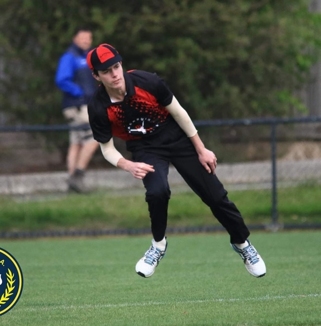 Patrick Rowe in action for Blackburn before his move to Donvale.