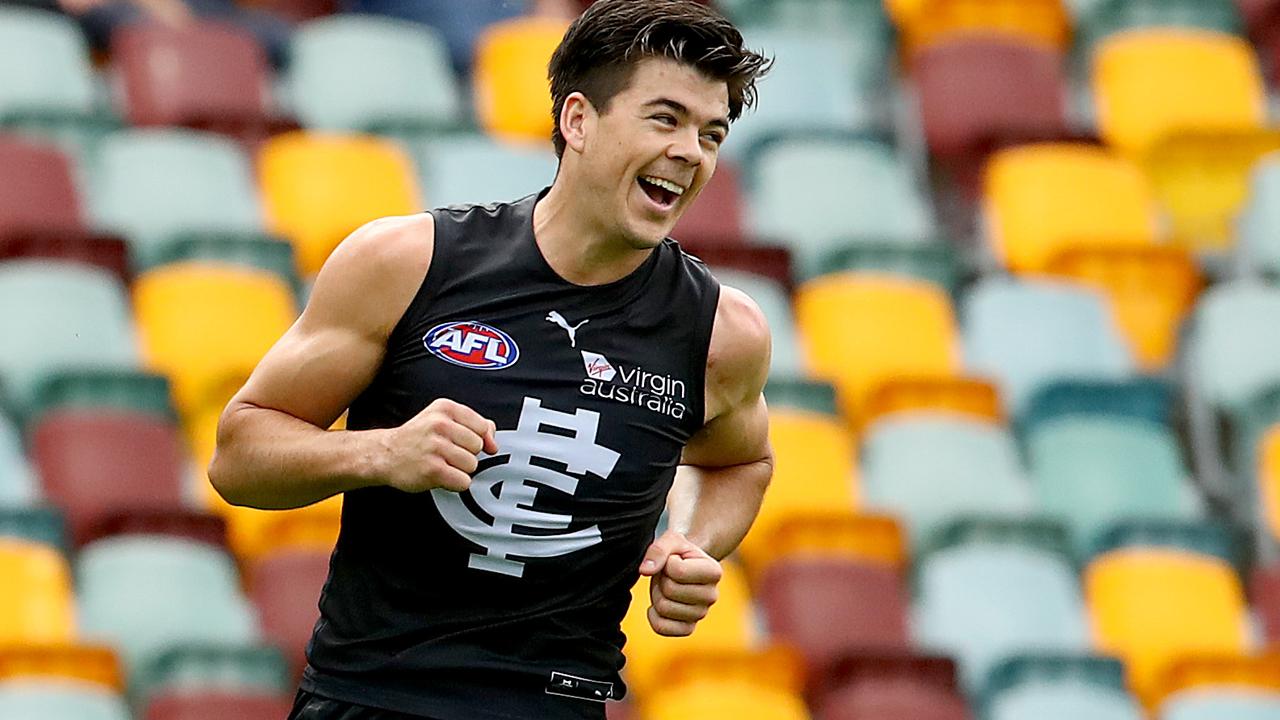 Matt Kennedy is set to be re-rookied by the Blues. Picture: AFL Photos via Getty Images