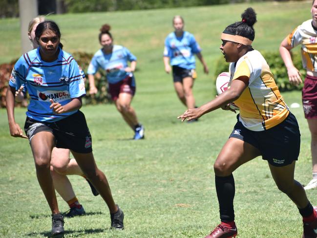 CQ Capras under-19 women’s trials at Rugby Park, Rockhampton, on November 26, 2022.