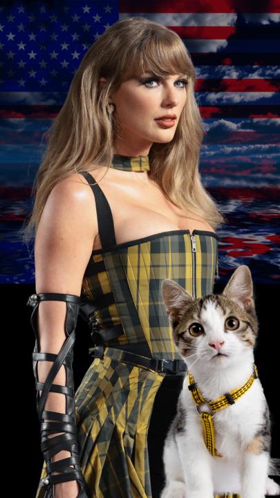 'Childless cat lady' Taylor Swift endorses Kamala Harris  