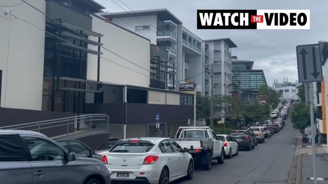 Long queues for testing as QLD Covid outbreak worsens