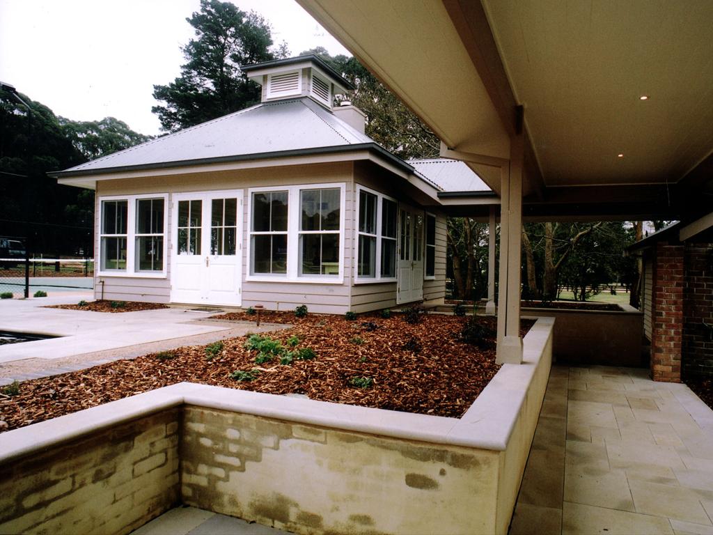 The grand estate was, restored by Jim Sell of Quality Country Homes.