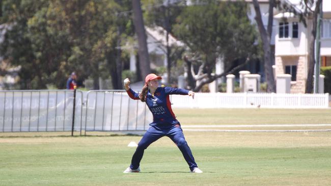 Katherine Raymond Shield T20 action between the Sunshine Coast and Wests.