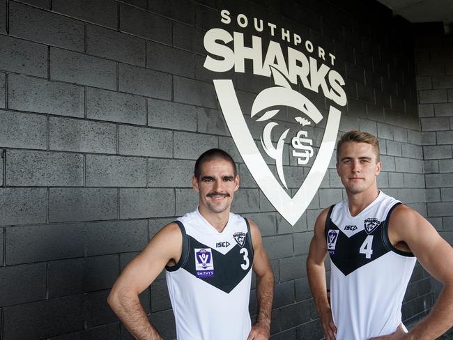 The Sharks have named Jacob Dawson and Michael Manteit as co-captains for 2022. Picture: Southport Sharks.