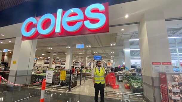 Panic buying has delivered Coles a record sales spike