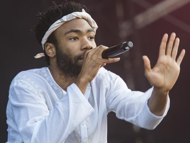 American rapper Childish Gambino’s This Is America came in at number four.  Picture: Splash News Australia