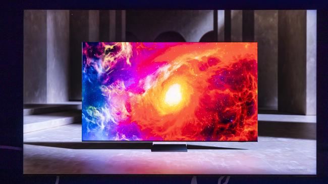 The Samsung QN900D Neo QLED 8K smart television.