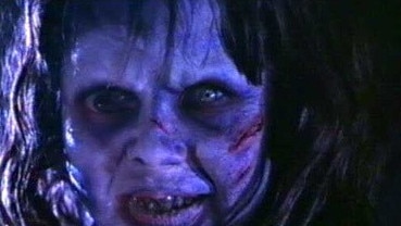 Linda Blair in The Exorcist.