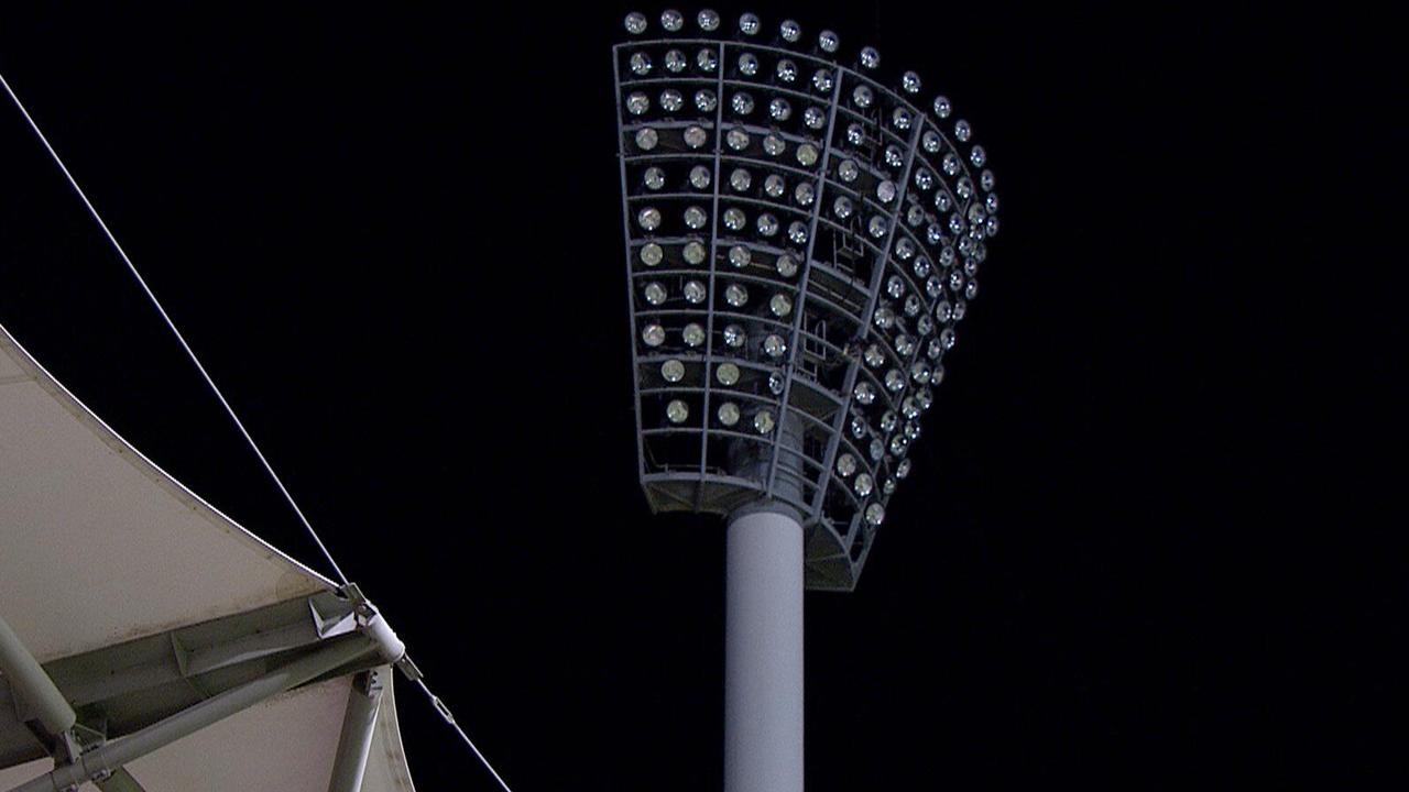 Lights go out at the Gabba in the Heat’s clash with the .