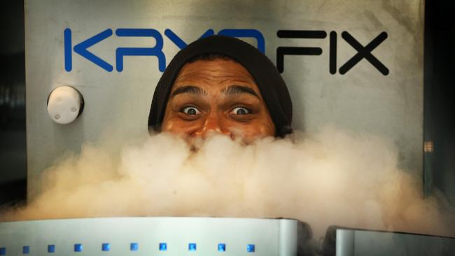 Sam Thaiday knows what a Kryofix session entails. Image: Liam Kidston