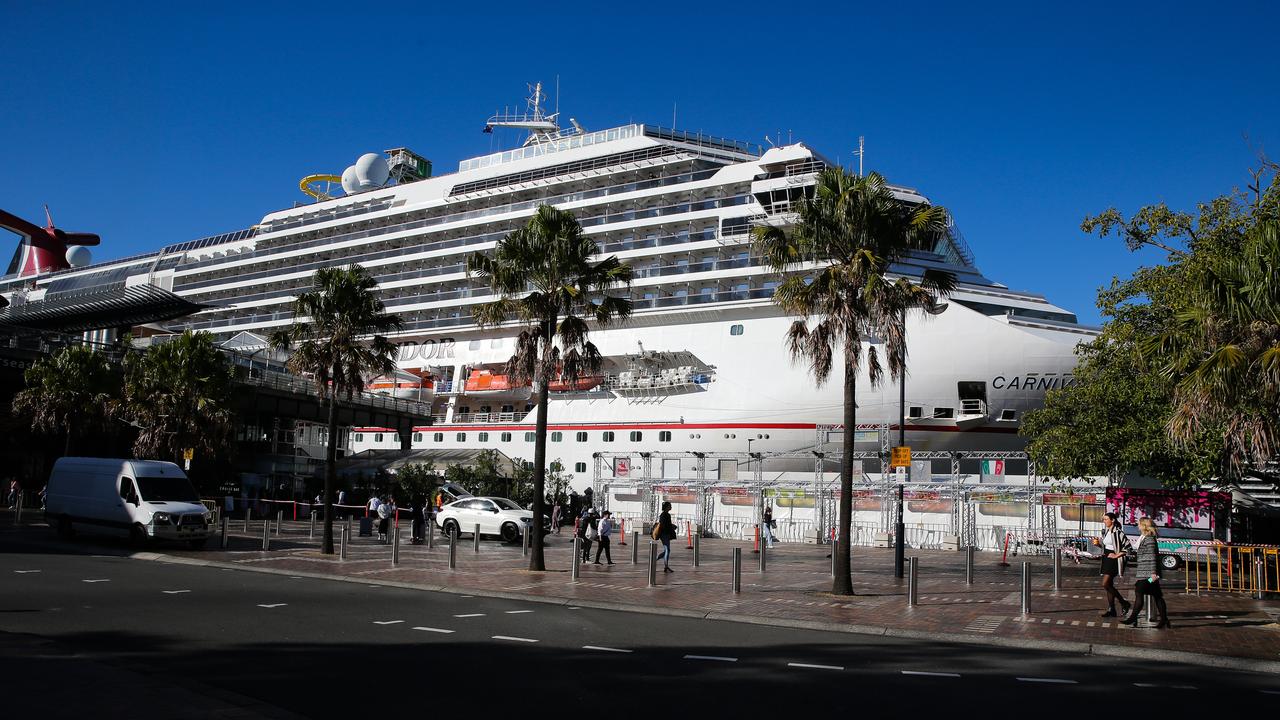 Cruise ship passengers departing from NSW will no longer have to be fully vaccinated, or comply with mask rules. Picture: NCA NewsWire/ Gaye Gerard