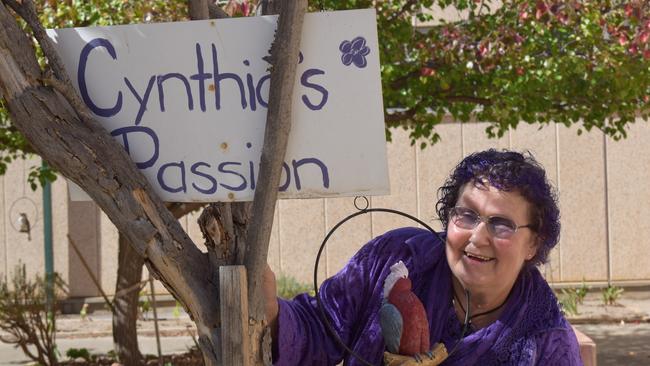 The resident Shed gardener, Cynthia. Picture Jason Katsaras