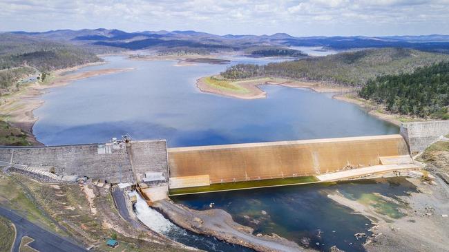 Paradise Dam near Bundaberg in Queensland. Picture: John Wilson