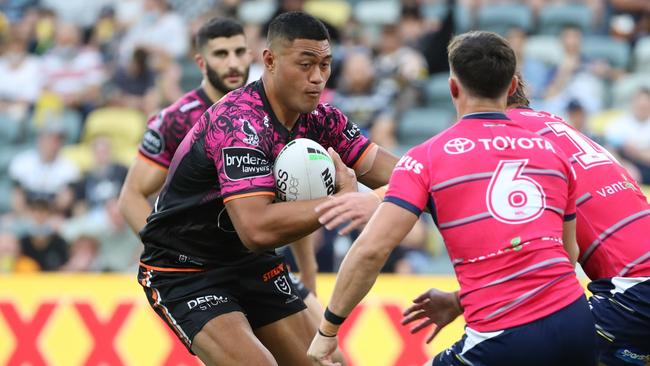 Utoikamanu will be crucial to the Tigers’ hopes of playing finals footy for the first time in a decade. Picture: NRL Images