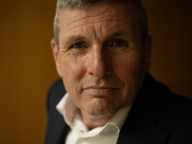 Australian Journalist and TV presenter Chris Uhlmann. Jane Dempster/The Australian