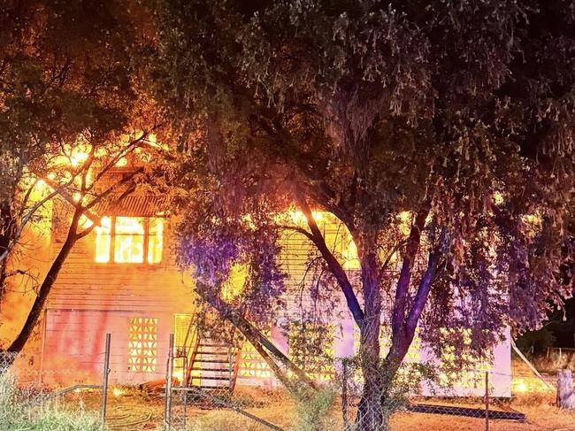 Emergency services were called to a house fire in Boggabilla just before 3am on November 15. Photo: Boggabilla Rural Fire Brigade