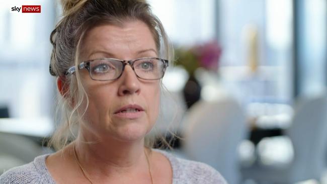 Mandy Hodson in the Sky News documentary <i>Lawyer X: The Untold Story</i>.