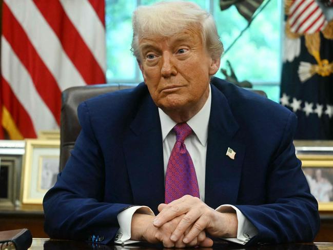US President Donald Trump has had enough. Picture: AFP