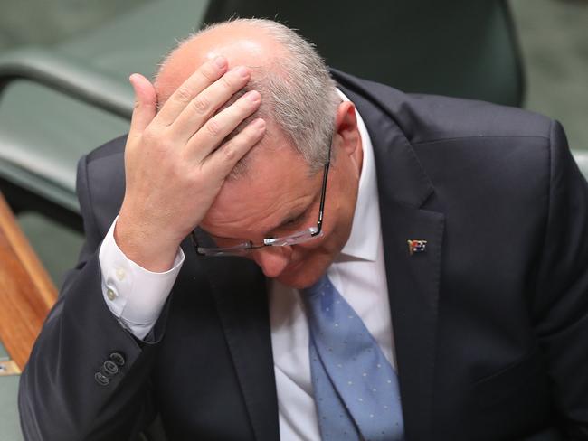 Scott Morrison vowed to make sure religious schools couldn’t expel gay students, but now, they laws won’t be changed before the last sitting period for the year. Picture: Kym Smith