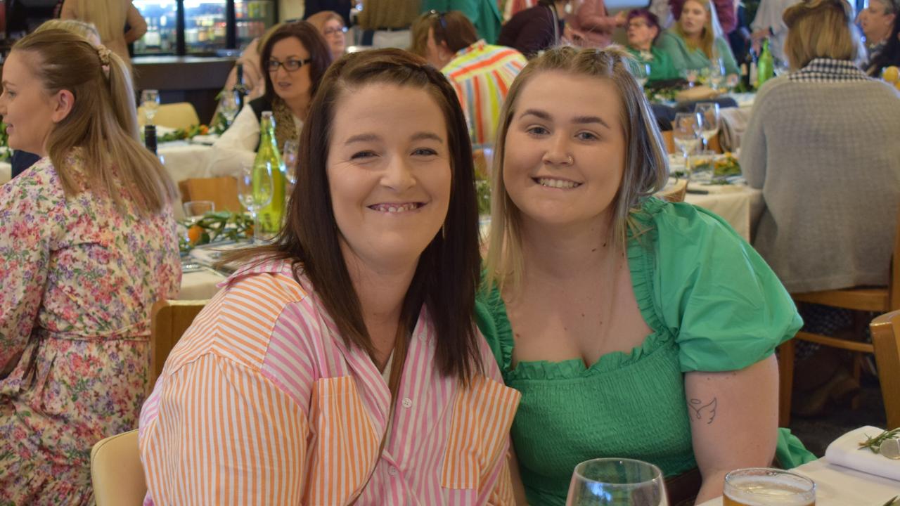 Alicia and Sarah Karlish at the Dalby Diehards Ladies Long Lunch 2022. Picture: Emily Devon.