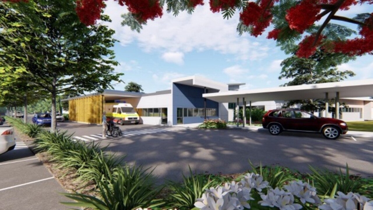 Design plans for the new $31.5 million Sarina Hospital along Brewers Road, Sarina. Picture: Contributed