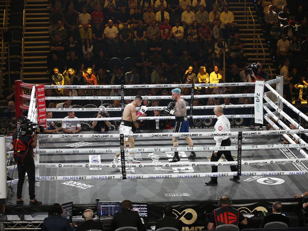 Justin Frost defends the interim WBO super welterweight title against Hassan Hamdan. Photo: Regi Varghese