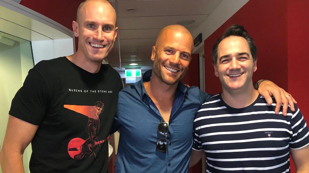 Mike appeared in studio with Nova's Fitzy and Wippa.