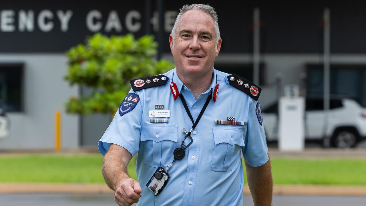 Andrew Warton, the NT Fire and Emergency Services Commissioner. Picture: Pema Tamang Pakhrin