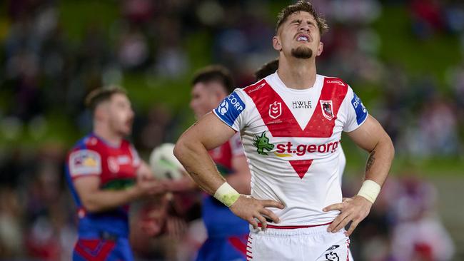 Zac Lomax of the Dragons. Picture: Getty Images