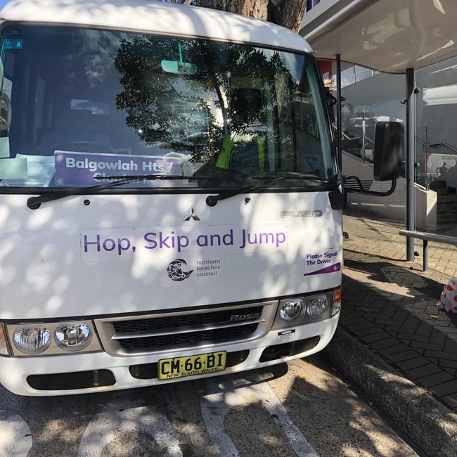 A driver with the free Hop, Skip and Jump shuttle bus service, operated by Northern Beaches Council, was allegedly assaulted by he accused. File picture: Jim O'Rourke