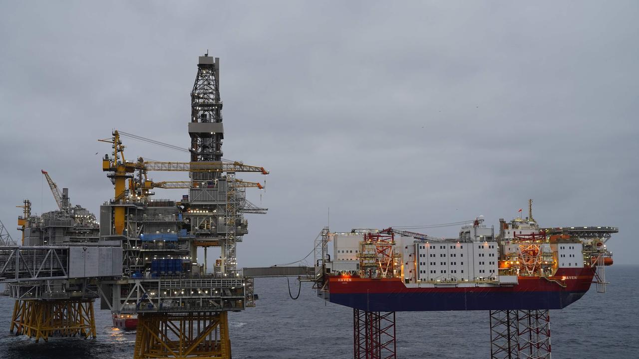 Energy was the best performing sector. (Photo by Tom LITTLE / AFP)