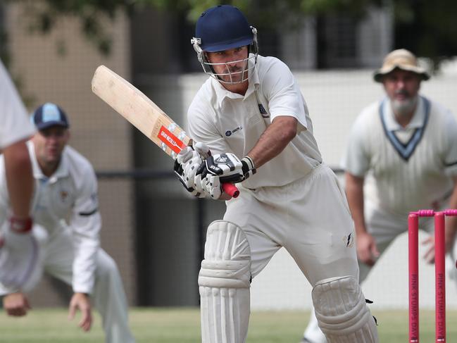 Lachlan Streat batting for Canterbury during the ECA (Dunstan Shield): Canterbury v East Doncaster game played in Surrey Hills. Saturday, February 29, 2020. Picture: David Crosling