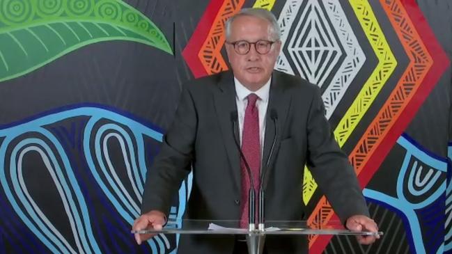 Cbus chair Wayne Swan at the super fund’s annual members’ meeting in 2024.