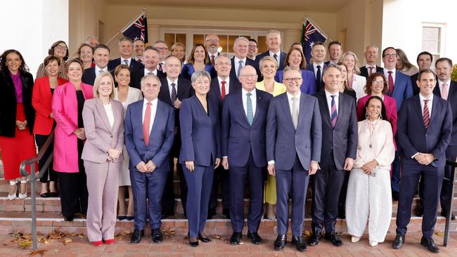 There are 10 women in Albanese’s 23-member cabinet. Picture: Jenny Evans/Getty Images