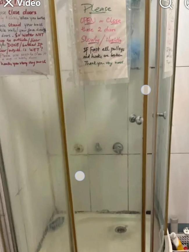 Others had an issue with the state of the bathroom. Picture: Reddit